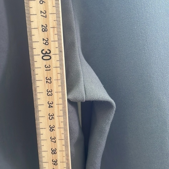 Oak + Fort - Tie Front Flowy Pants - Green Grey Neutral - Size 10 - Picture 12 of 16